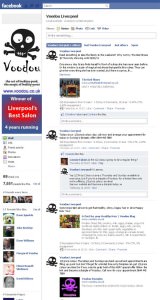 a salon facebook page