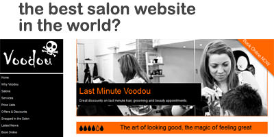the Best Salon Website in the world?