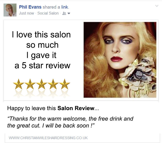 Social Reviews - managing your Salon reviews