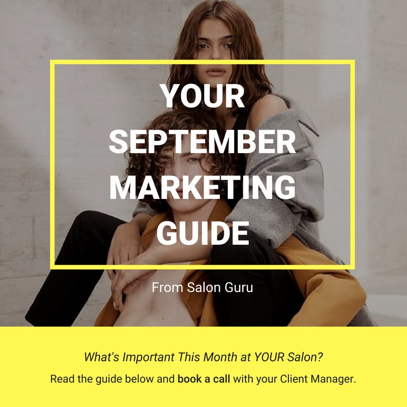 september marketing for salons