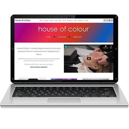 cost of a salon website