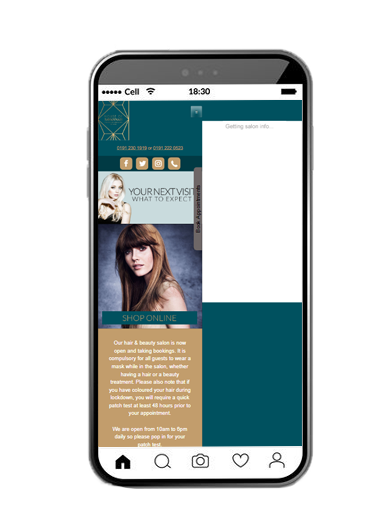Salon Website Designers