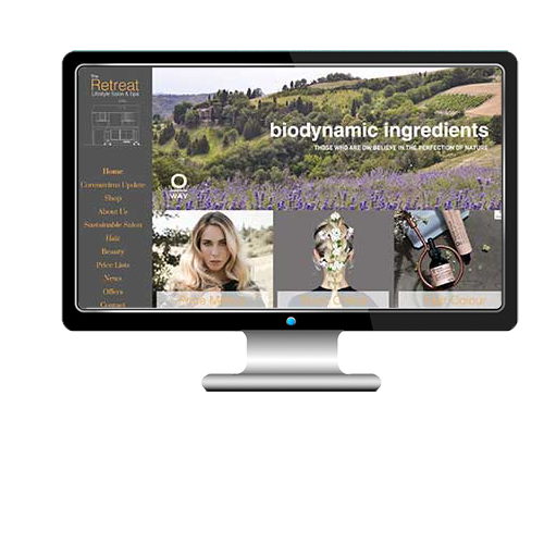 Salon Website Design