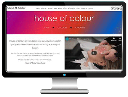 Salon Website Design