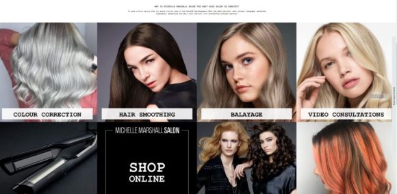 Michelle Marshall Cardiff hairdressers home page