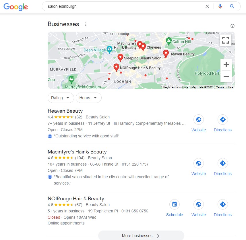 GOOGLE MY BUSINESS LISTING