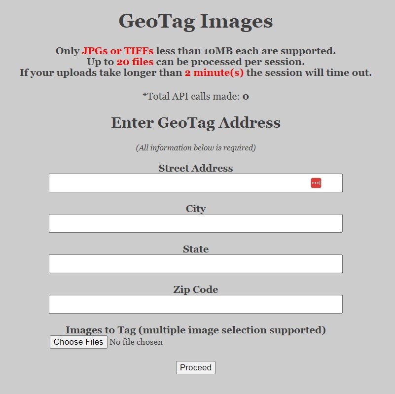 geotag tool form