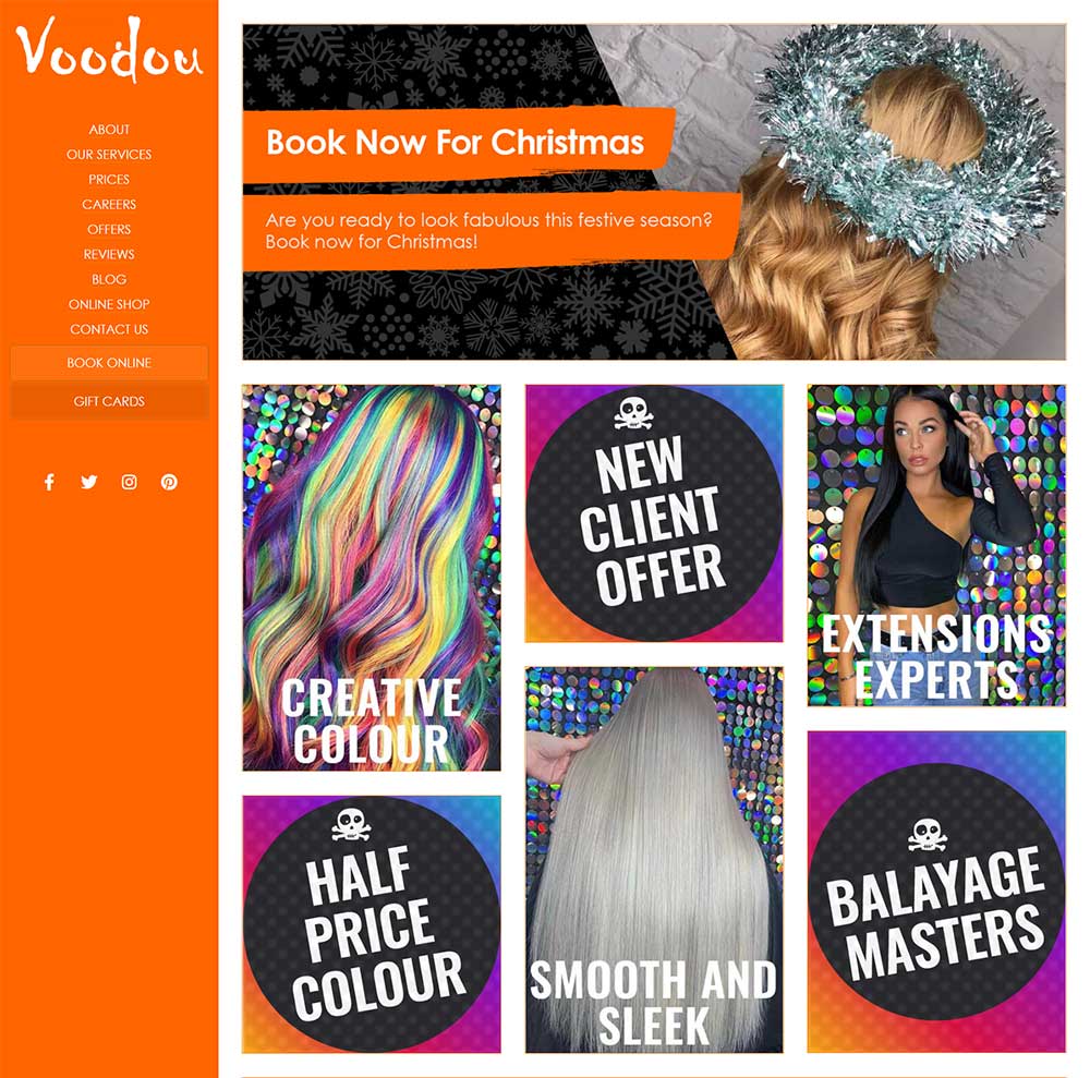 Best Salon Website and Marketing