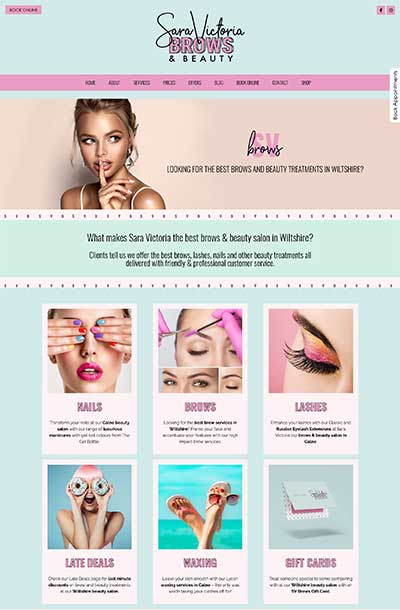 Sarah Victoria Brows Beauty Salon Website Sarah Victoria Brows Beauty Salon Website