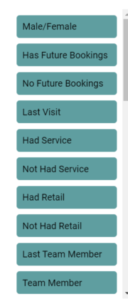 CLIENT LIST SELECTION 1 CLIENT LIST SELECTION 1