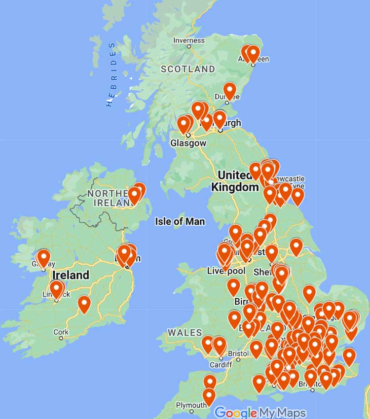 UK IRELAND salon clients