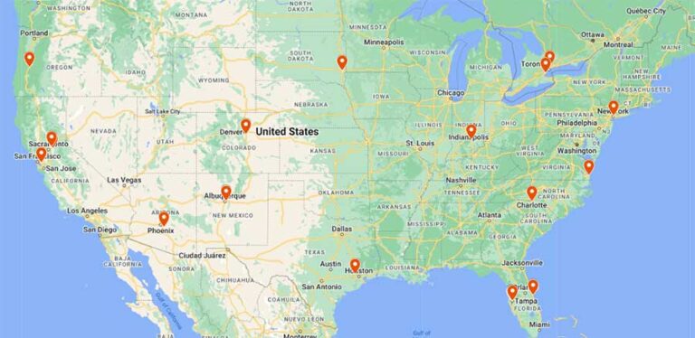 USA Canada salon clients