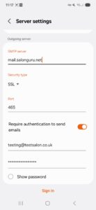 SG Email Setup 5