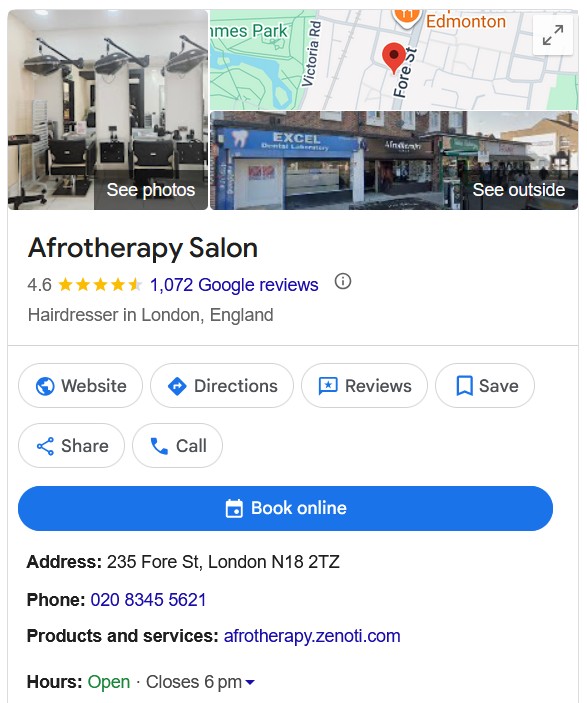 Hair Salon Google Business Profile optimisation with Salon Guru Hair Salon Google Business Profile optimisation with Salon Guru