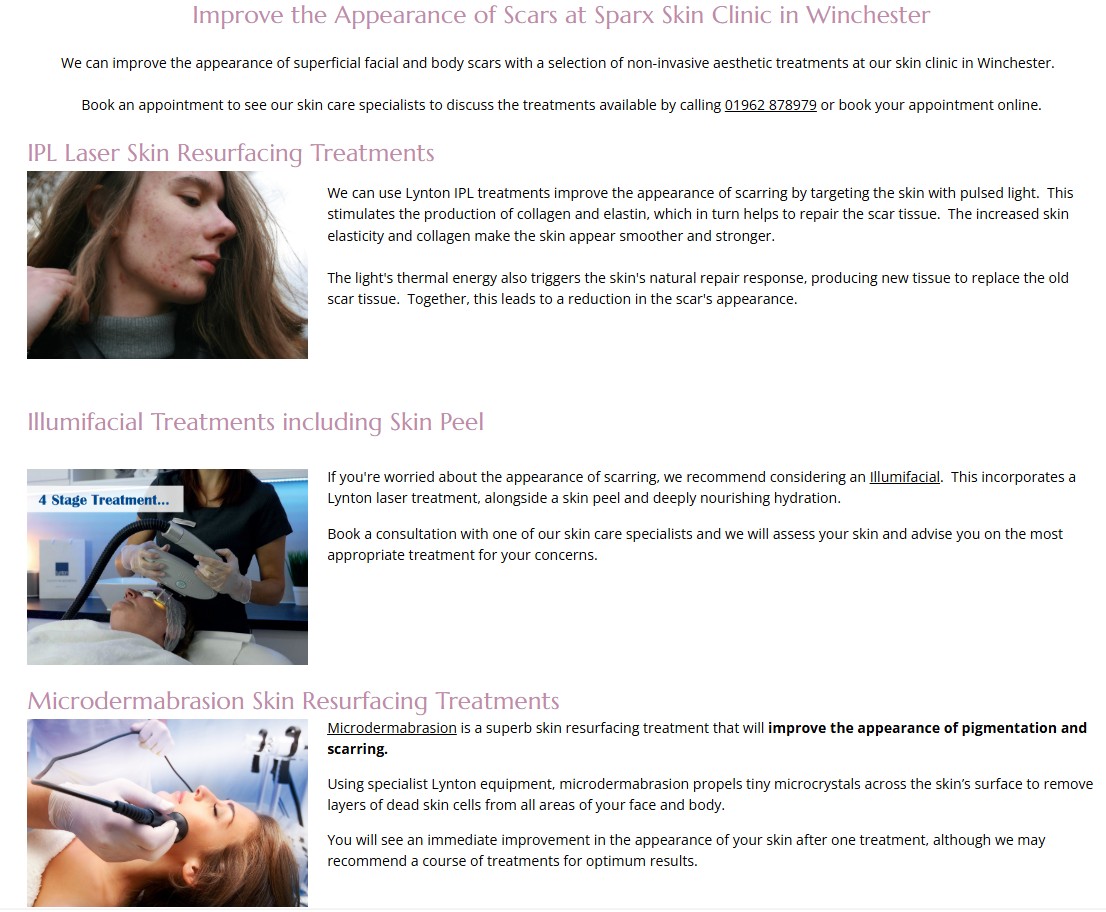 AESTHETICS WEBSITES SALON GURU WEB DESIGNERS