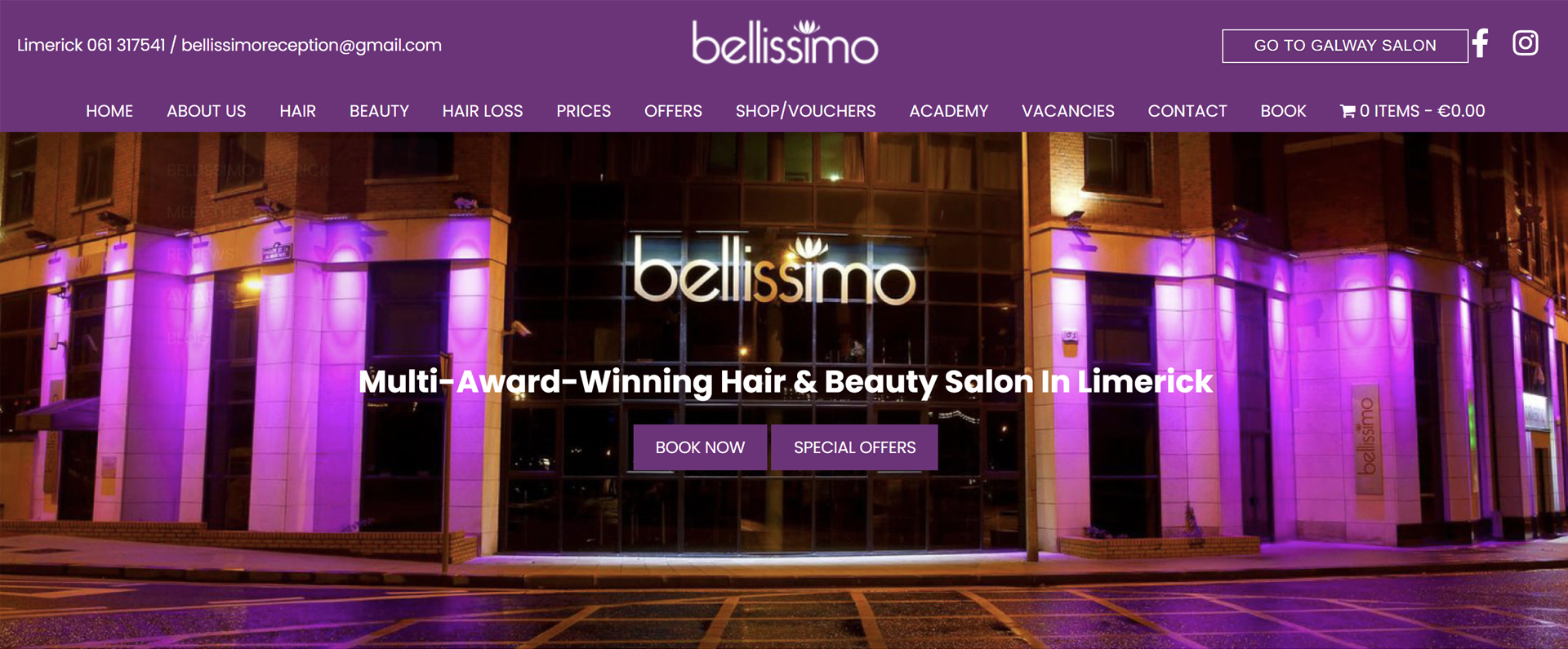 Bellissimo Salons Home Bellissimo Salons Home