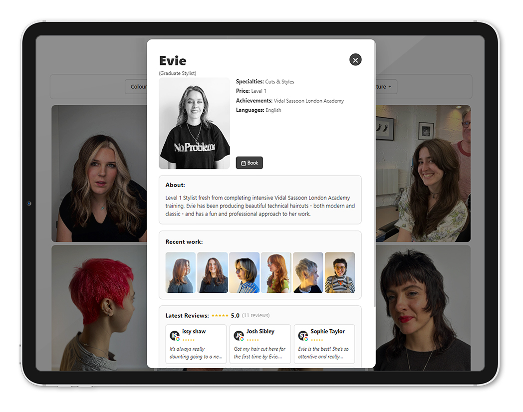 SHOWCASE HAIR STYLIST TO CLIENT MATCHMAKER SERVICE SHOWCASE HAIR STYLIST TO CLIENT MATCHMAKER SERVICE