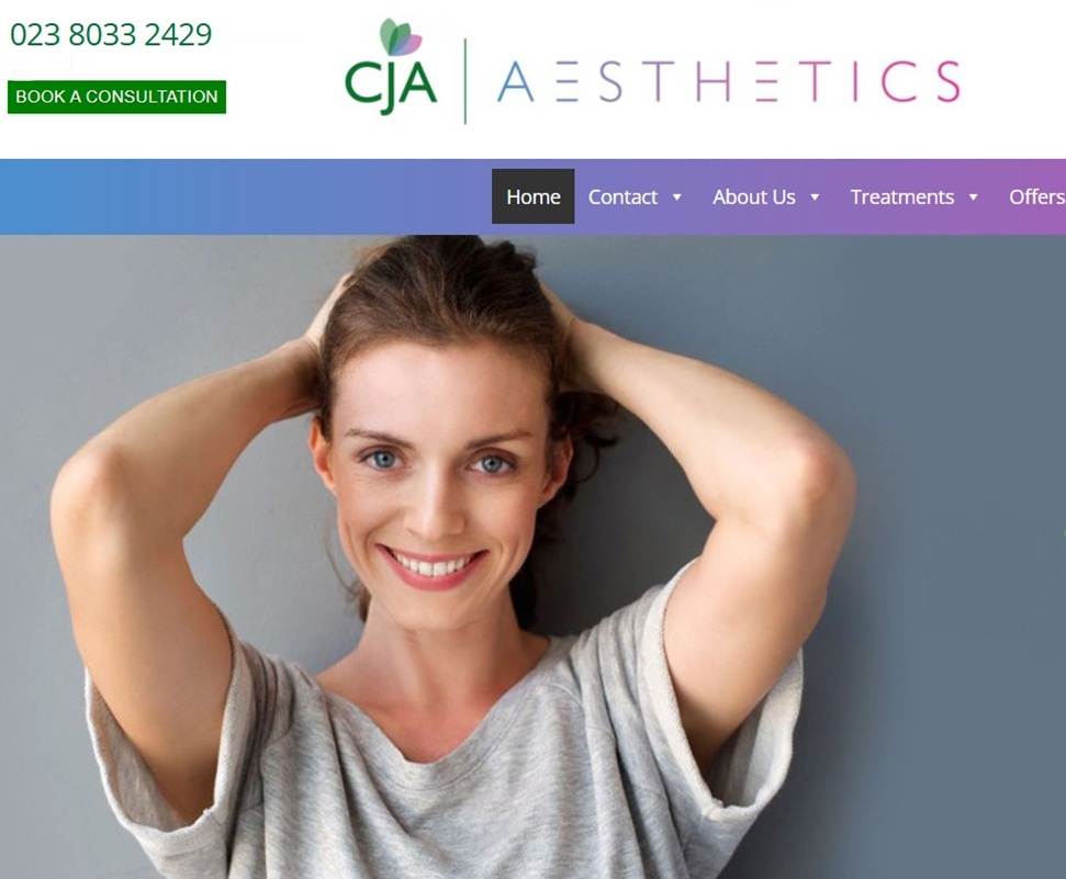 CJA Aesthetics Case Study Salon Guru Website Designers