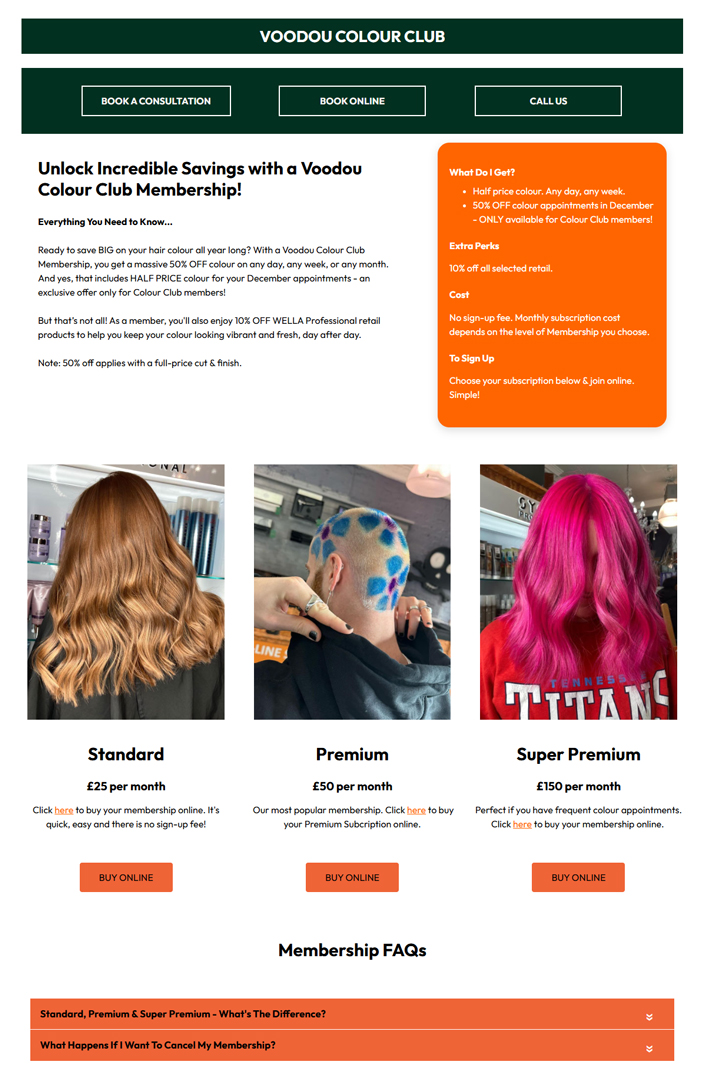 Different Types of Salon Membership Schemes Different Types of Salon Membership Schemes
