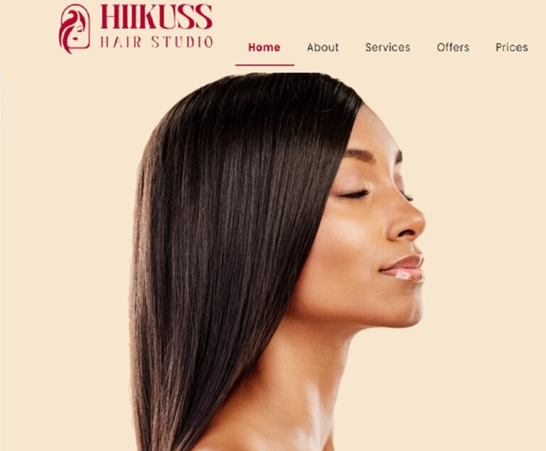 Best hair salon website examples UK