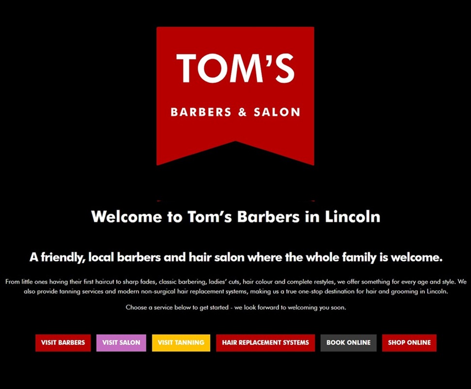 Salon Guru Case Study working with Toms Barbers