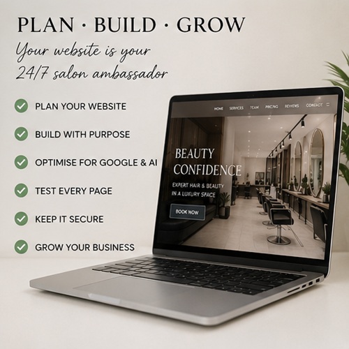 Best website designs by Salon Guru