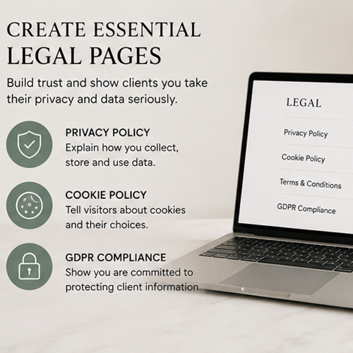 legally compliant salon website designs